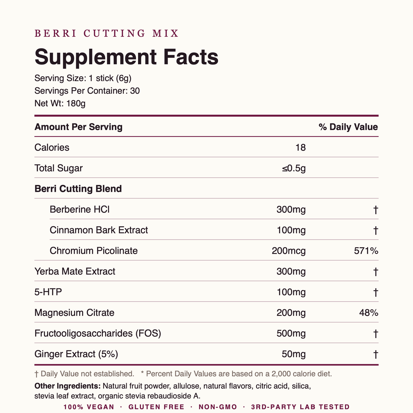 Berri Cutting Drink Mix